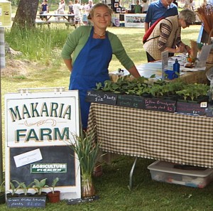 Heather at the Island Chefs Collaborative's Defending Our Backyard food festival